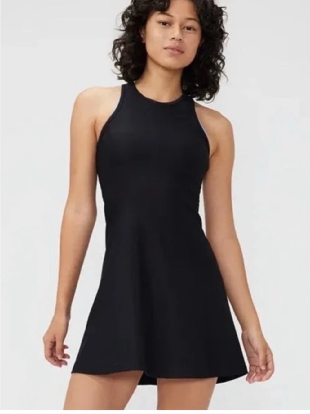NWT Outdoor Voices Black Athena Mini Dress